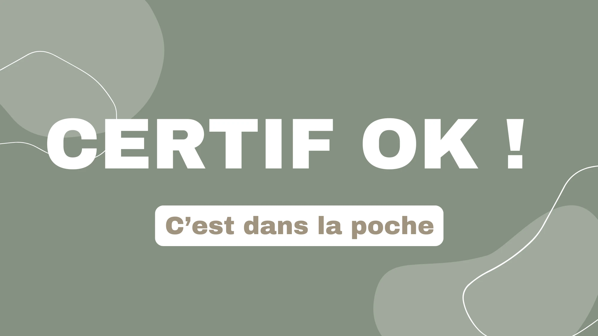 Officiellement certifiée !